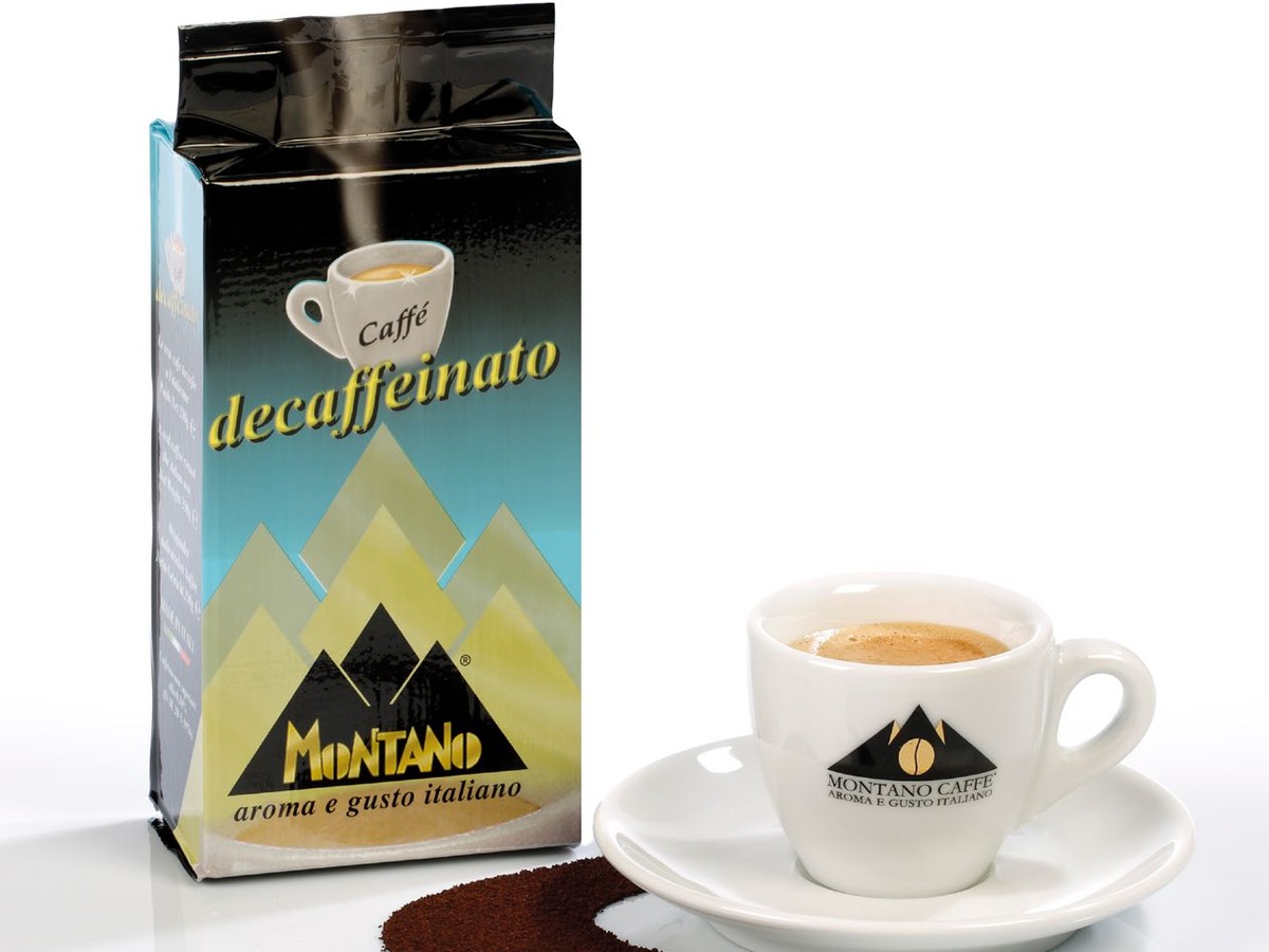 Montano Caffè Dek — decaffeinated ground coffee pack for the moka pot